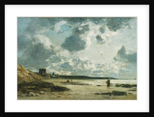 Trouville, the Black Rocks, c.1860-1865 by Eugene Louis Boudin