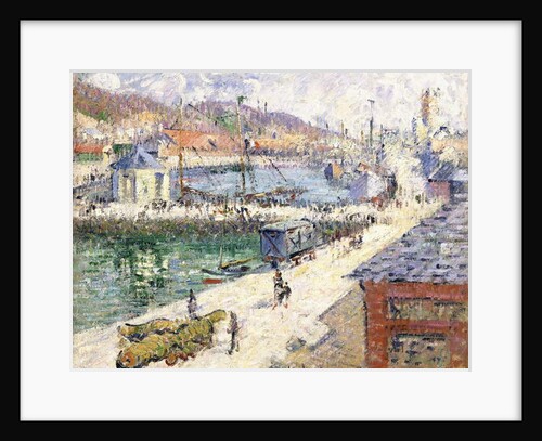 The Port of Fecamp, 1924 by Gustave Loiseau