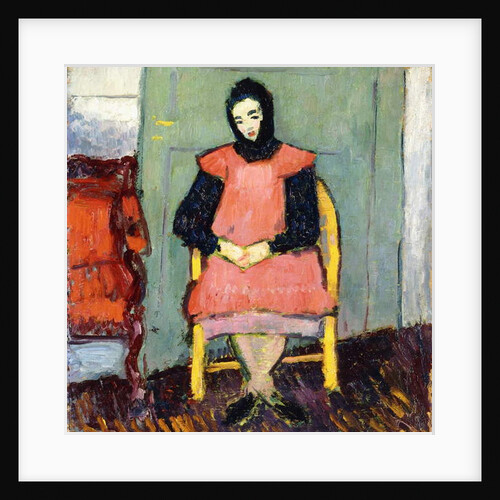 Girl in Yellow Chair, 1906-07 by Alexej von Jawlensky