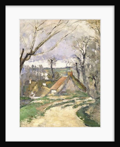 The Cottages of Auvers, 1872-73 by Paul Cezanne