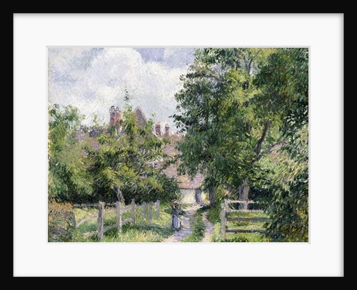 Saint-Martin, near Gisors, 1885 by Camille Pissarro