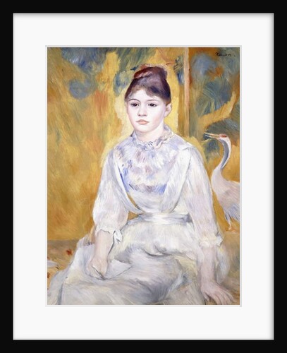 Young Girl with a Swan, 1886 by Pierre Auguste Renoir