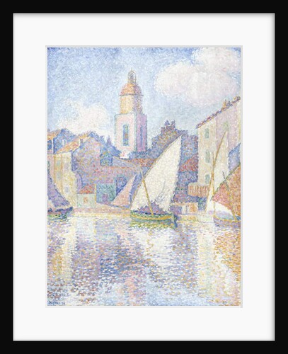 Bell Tower at Saint Tropez, 1896 by Paul Signac