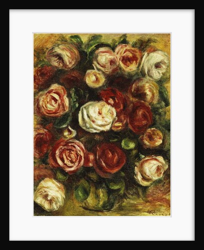Vase of Roses, by Pierre Auguste Renoir