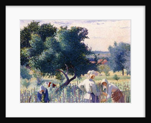 Women Binding Vines, 1890 by Henri-Edmond Cross