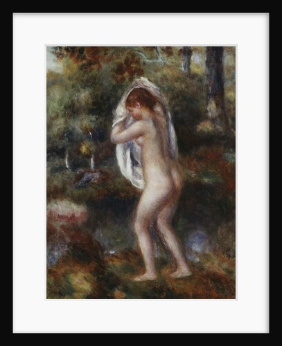 Bather Undressing, 1897 by Pierre Auguste Renoir