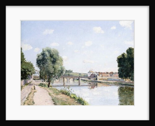 The Railway Bridge, Pontoise, c.1873 by Camille Pissarro