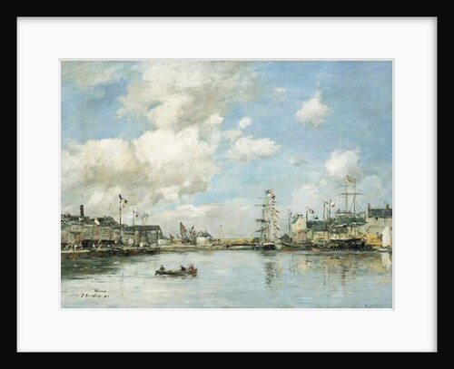 Fecamp, the Basin, 1892 by Eugene Louis Boudin
