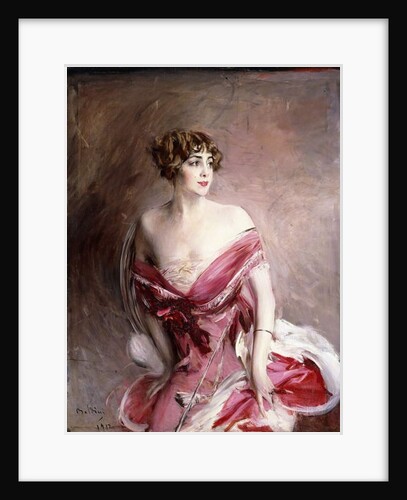 Portrait of Mlle. de Gillespie, La Dame de Biarritz, 1912 by Giovanni Boldini