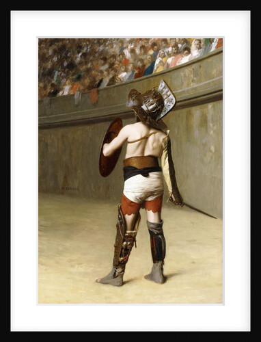 Mirmillon - A Gallic Gladiator by Jean Leon Gerome