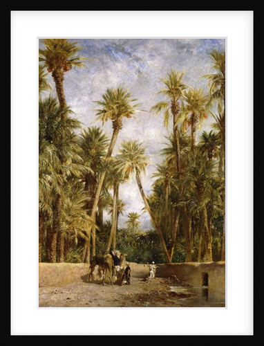 Oasis At Lagrount by Eugene Fromentin