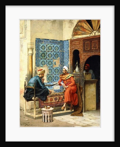 The Chess Game, 1896 by Ludwig Deutsch