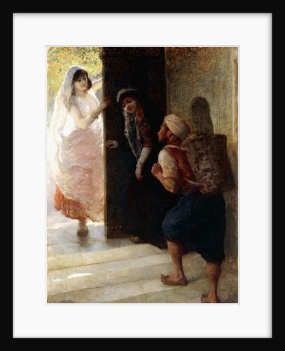 One Thousand and One Nights, The Porter of Bagdad, c.1900 by Edwin Lord Weeks