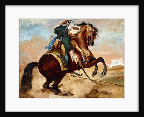 Turk Riding a Brown Alezan Horse, c.1810 by Theodore Gericault