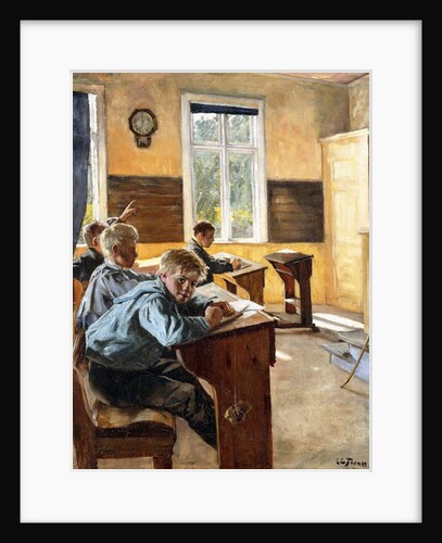 In the Classroom, 1888 by Karen Elizabeth Tornoe