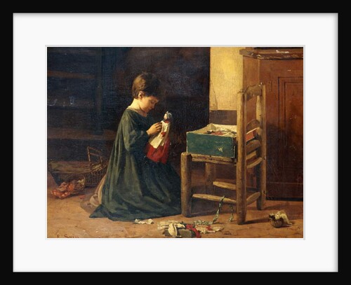 Dressing up the Doll by Edouard Alexandre Sain