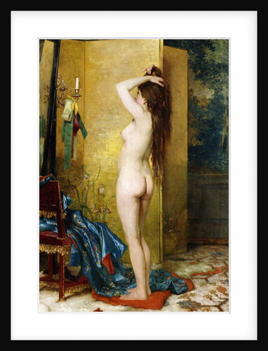 A Standing Nude by Frans Verhas