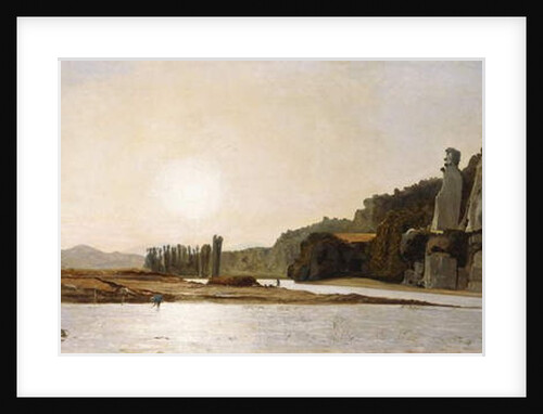 Sunrise on the Banks of the Durance at Mirabeau, 1865 by Paul Camille Guigou