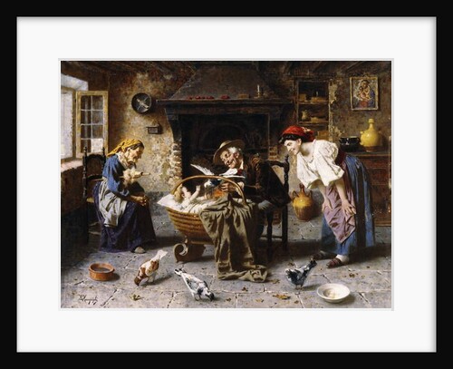 Entertaining the Baby by Eugenio Zampighi