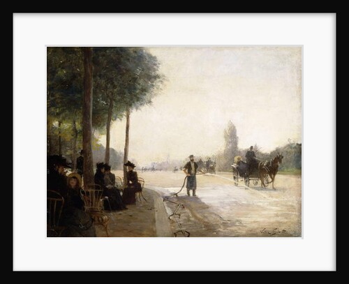 The Champs Elysees, Paris by Victor Gabriel Gilbert