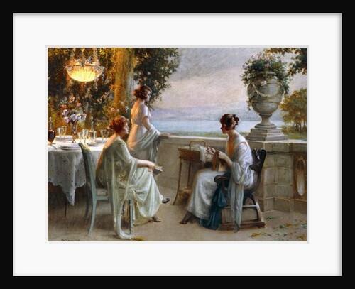 A Soiree on the Terrace by Delphin Enjolras