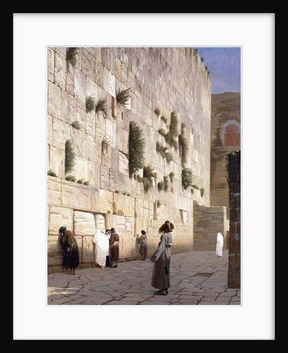 Solomon's Wall, Jerusalem by Jean Leon Gerome