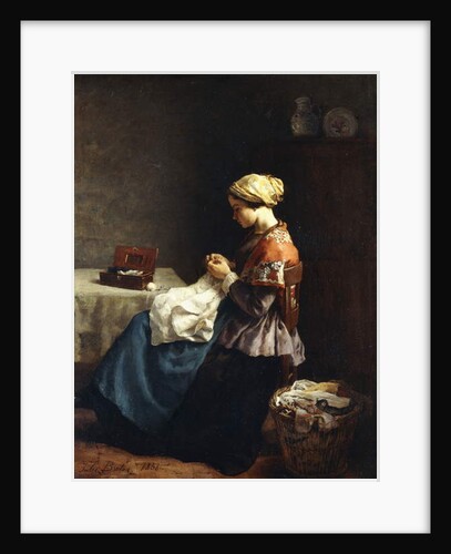 The Little Seamstress, 1858 by Jules Breton