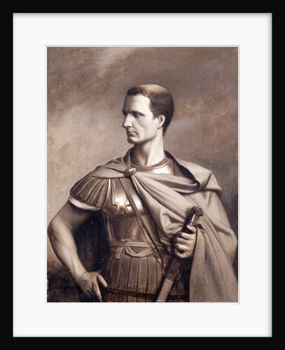 A Portrait of Julius Ceaser, half-length by Jean Leon Gerome