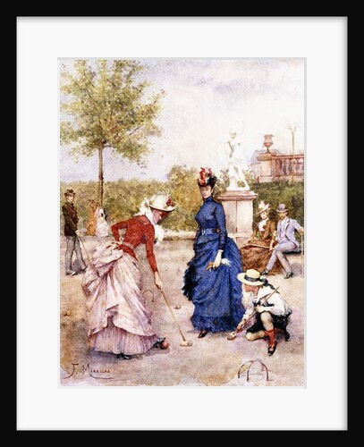 A Game of Croquet by Francesco Miralles Galaup