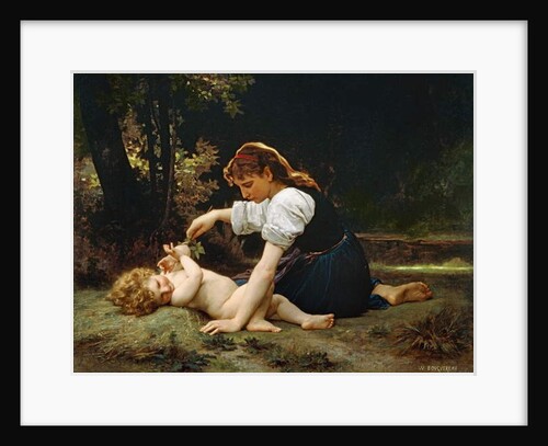 Young Woman and Child, 1881 by William-Adolphe Bouguereau
