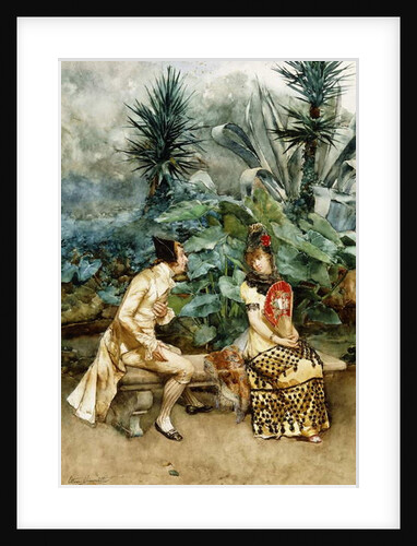 A Declaration of Love, 1887 by Ettore Simonetti