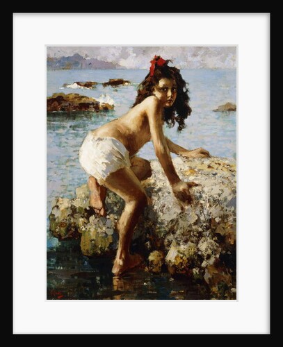 The Girl on the Rock by Vicenzo Irolli