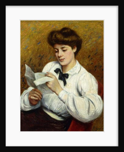 The Letter by Federigo Zandomeneghi