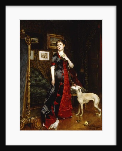 The New Dress, 1888 by Evariste Carpentier