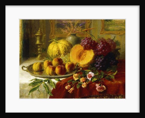 Still Life on a Table in an Interior by Henry Kokken