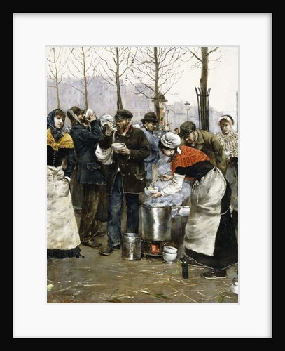 Soup for the Masses on a Winter Day, Paris, 1881 by Norbert Goeneutte