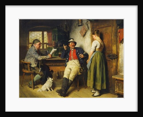 Figures in an Interior, 1891 by Hugo Kauffmann