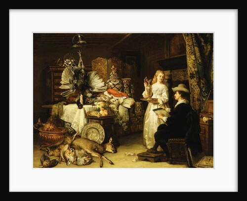 The Artist's Studio, 1879 by Adrien Joseph Verhoven-Ball