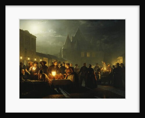 The Book Fair, 1852 by Petrus van Schendel