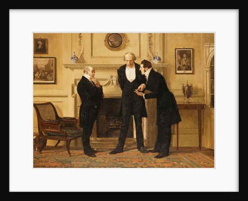 Figures in an Interior, by Eugene-Louis Lami