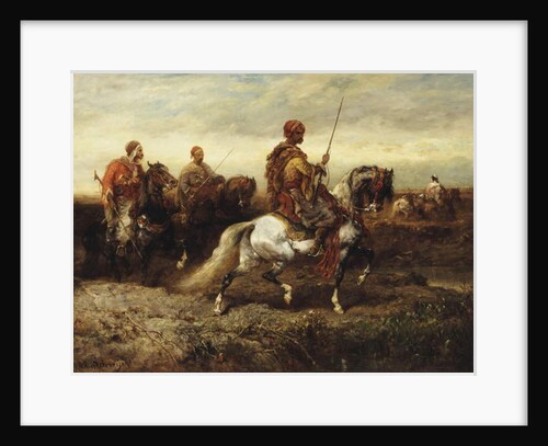 Arab Horsemen, by Adolf Schreyer