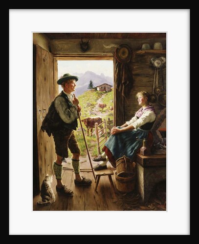 Tyrolean Couple by Emil Karl Rau