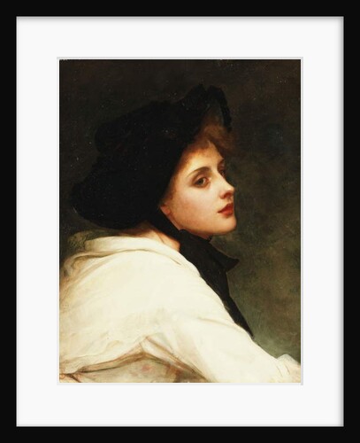 The Black Hat, 1892 by Philip Hermogenes Calderon