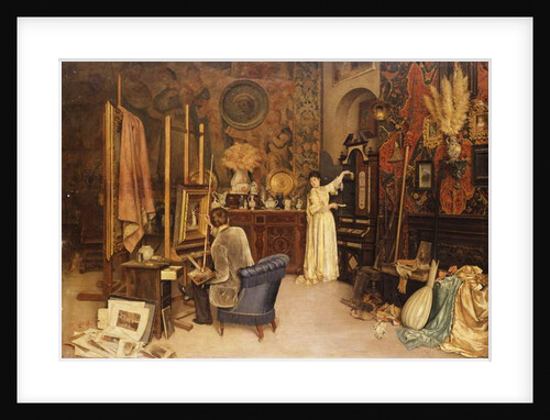 The Artist's Studio by Achille Glisenti