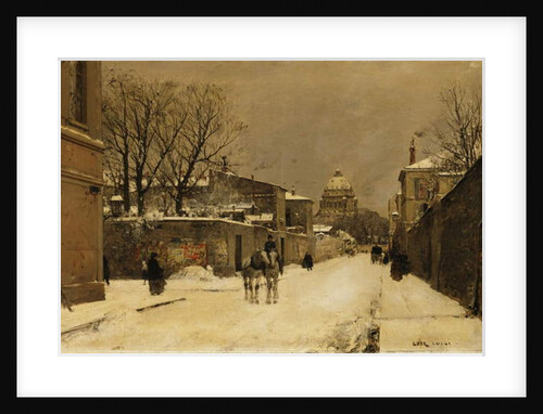 A Street near Les Invalides, Paris by Luigi Loir