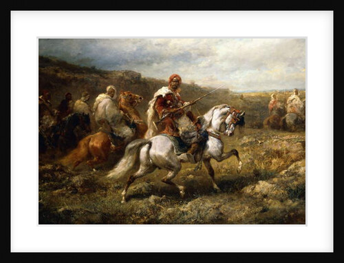 Bedouins on Route by Adolf Schreyer