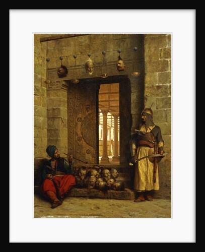 Heads of the Rebel Beys at the Mosque-El Assaneyn, 1866 by Jean Leon Gerome