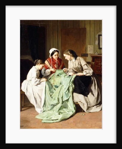 The Ball Gown, 1860 by Jules Trayer