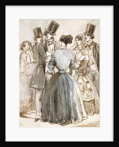 A Conversation by Constantin Guys