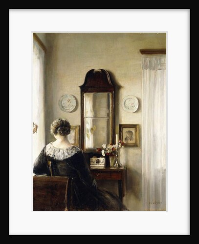 Interior with a Seated Woman by a Window by Carl Holsoe